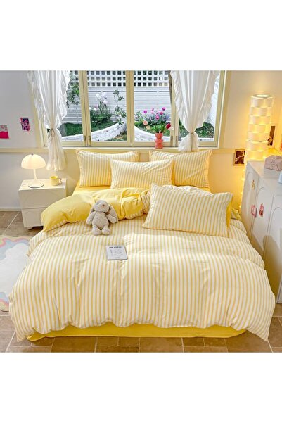 OPAQ Sun Shine Double Size Fitted Sheet Duvet Cover Set