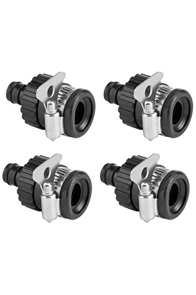 Generic Faucet Connector Adapter, 4Pcs 16mm Quick Connect Hose Fitting, Unive...