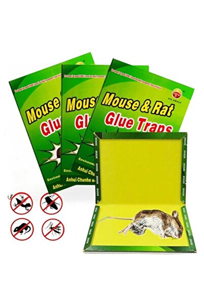 Generic 6 Pack Mouse Board Sticky Mice Glue Trap High Efficiency Non-toxic Ec...