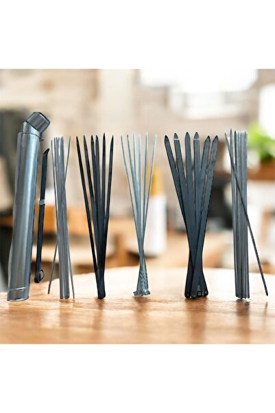 YILMAZNARGİLE Adana Kebap Kıyma Şişi- Tavuk Kanat Şişi- Kare Patlıcan Şişi - Ciğer Şişi- Kuşbaşı Şişi-Kömür Maşası