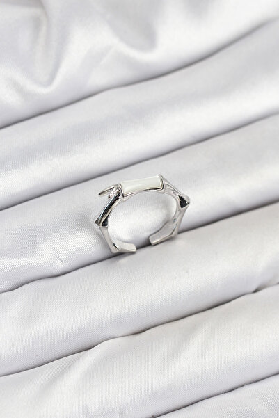 Skygo Brass Silver Color Bone Model Women's Ring - Tj-Byk3849