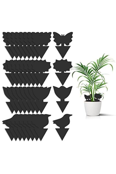 Generic Tazweeq 36 Pack Fungus Gnat Traps for House Plants, Black Sticky Trap...