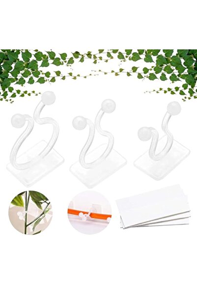Generic Theresa 120 Pcs Plant Vine Climbing Wall Fixture Clips - Green 3 Diff...