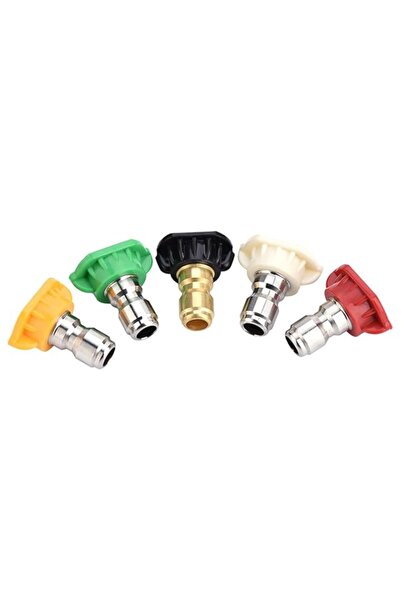 Generic 5pcs New Pressure Washer Spray Nozzles Tip Set Variety Degrees For Qu...