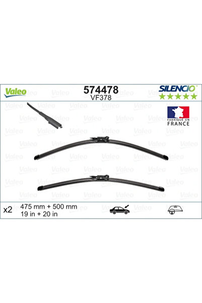 VALEO Lamela Stergator Fata Mini Mini Countryman/Mini Paceman