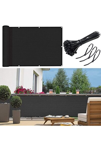 Generic Angju 5*0.9M Balcony Privacy Screen Cover Fence Cover UV Protection W...