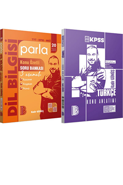 Benim Hocam Yayınları 2026 Parla Dilbilgisi Soru Bankası - 2026 KPSS Türkçe K...