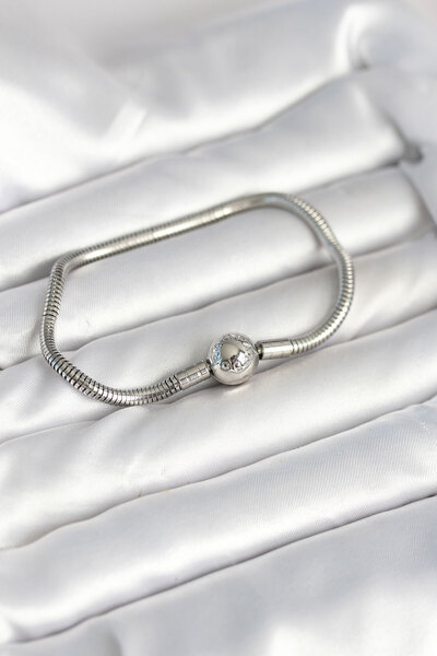 Skygo Silver Color Brass Charm Bracelet - Tj-Bb8015