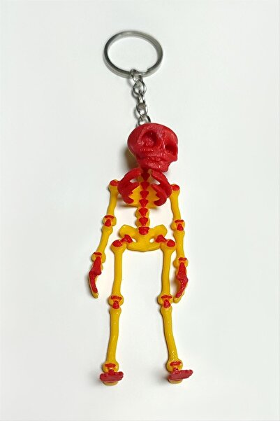 AKSESUARIM Skeleton Fan Keychain