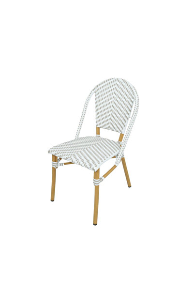 Living Accents Elegant Design Aluminium and Rattan Outdoor Chair