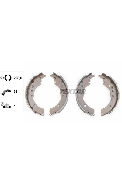 TEXTAR Set Saboti Frana Scion Xd Subaru Trezia 2005-2021