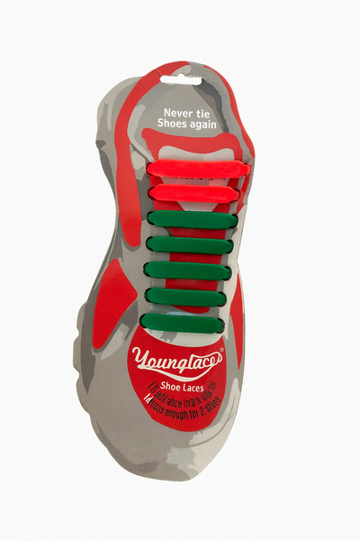 GG SPORT Children's Smart Laces, Practical Silicone Shoelaces, 14 Pieces