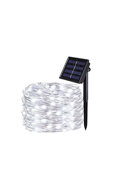 Staryon Ηλιακά εξωτερικά φωτιστικά σε σειρά 32 μέτρων, 300 λευκά LED, 8 λειτο...