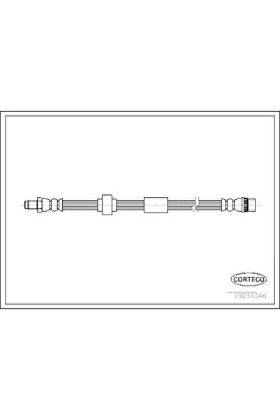 CORTECO Furtun Frana Punte Fata Opel Vivaro A Caroserie Renault Trafic 2 Plat...