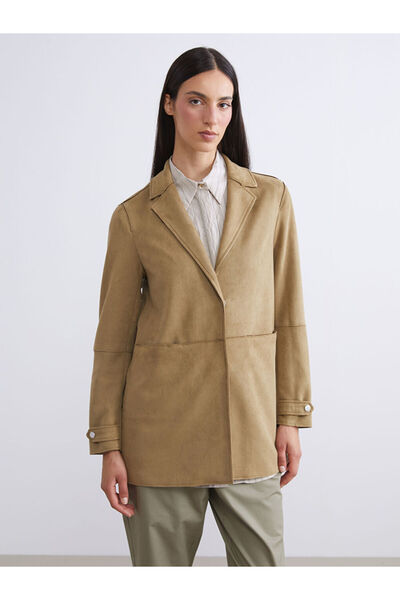 LC Waikiki Дамско суедно сако Haki