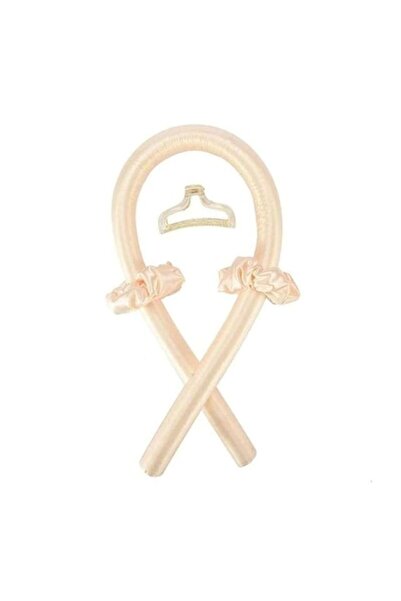 Tiessa Heatless Curler – For Loose Curls, Accessories Included, Yellow