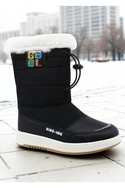 Khayt Παιδικές μπότες χιονιού Astor με ζεστή επένδυση, ανθεκτικές στο νερό και το κρύο, ορθοπεδικές αντιολισθητικές σόλες