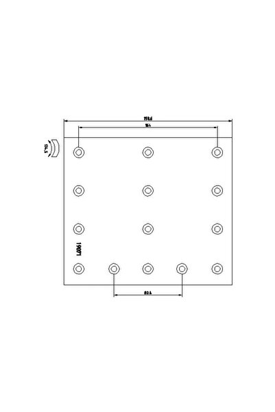 TEXTAR Set Garnituri De Frictiune Frana Tambur Volvo FH12/FL10/FL7
