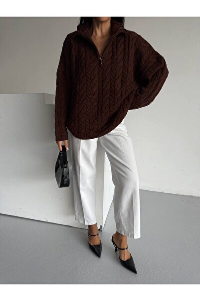 Marbella Дамски модел пуловер с плитки от Pinterest - среден размер