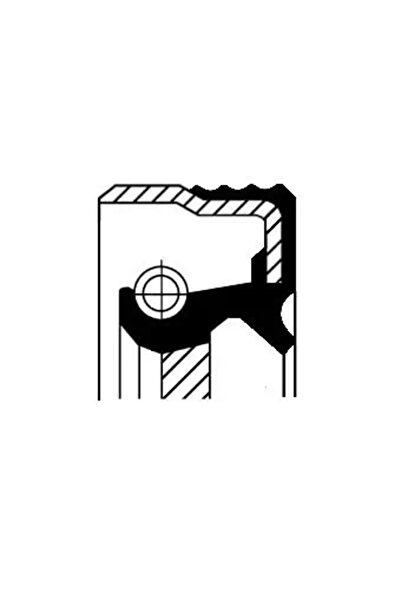 CORTECO Simering Arbore Cotit Partea Fata Mercedes-Benz Agl/Lk/LN2/Lp