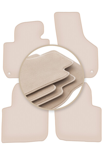 Other Covorașe auto PREMIUM bej pentru: Skoda Superb II Long sedan, break 2008-2015