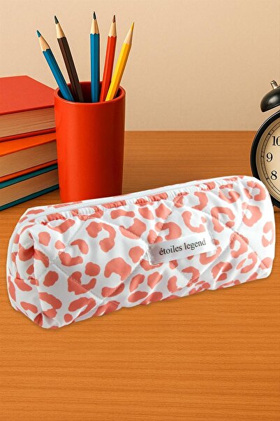 makay AhEs Shopping Κουτί μολυβοθήκης Λεοπάρ μοτίβο τεμαχίων