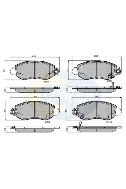 Comline Set Placute Frana Frana Disc Ford Transit Bus/Transit Caroserie/Trans...