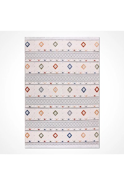 aren.HALI Salerno Modern Multi Degrade Polyester Kaydırmaz Tabanlı Makine Halısı