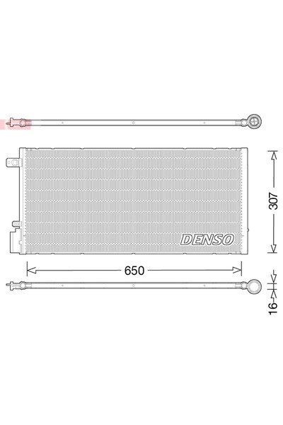 DENSO Condensator Climatizare Chevrolet Trax Opel Mokka / Mokka 10