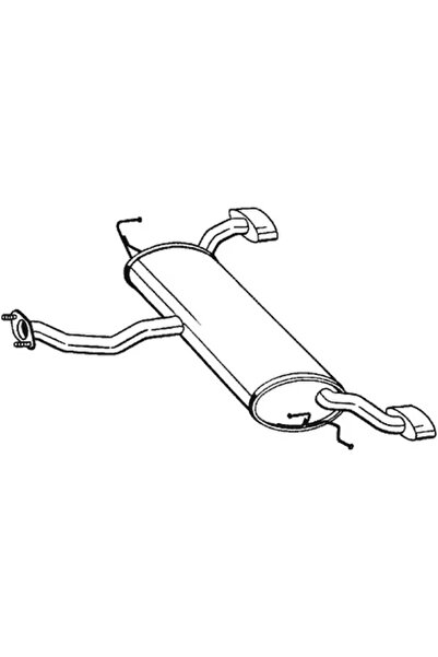 BOSAL Изпускателен барабан за Hyundai Tucson Kia Sportage 2