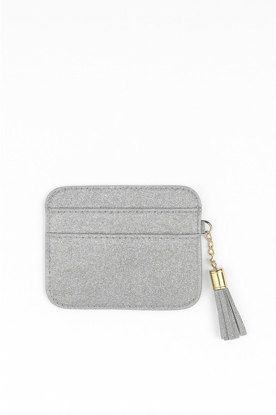 SHIKIRTI Suport pentru carduri pentru femei, cu 5 compartimente, cu sclipici,...