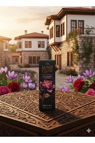 100 ml Lüks Kolonya-Deodorant Safran Gül