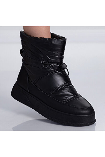 Botinelli Women's Black Furry Boots from Fas Marwa, 36