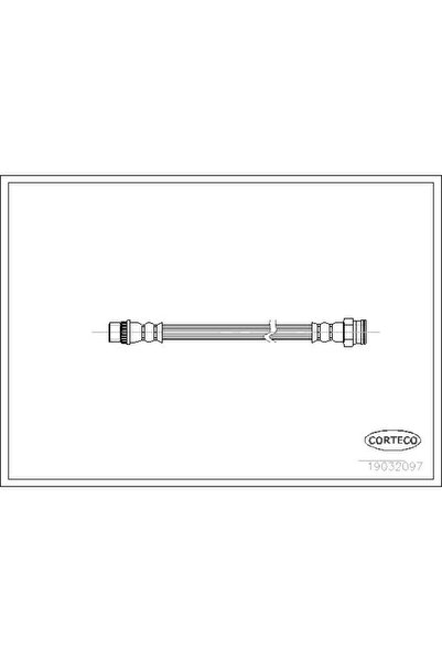 CORTECO Furtun Frana Puntea Spate Citroen Berlingo / Berlingo First Microbus/...