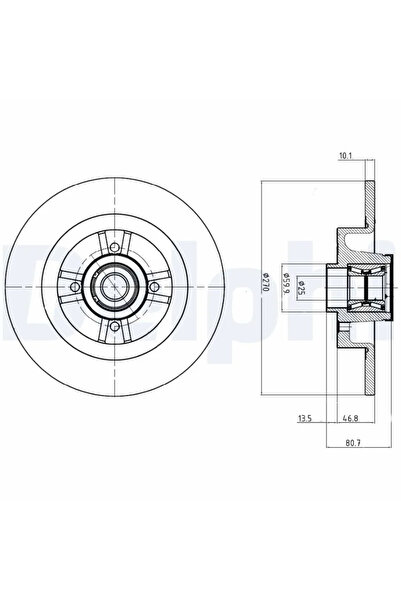 DELPHİ Спирачен диск Renault Megane 2/Scenic 2