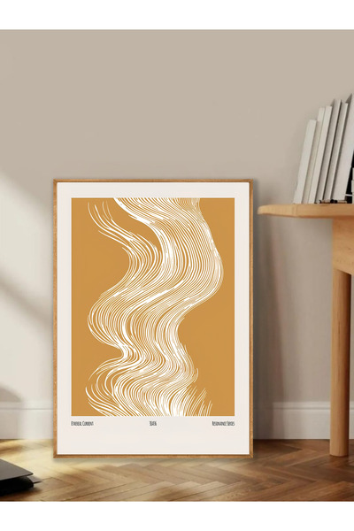 Tuba Decor Tablo dintr-o singură bucată cu rame din lemn pentru sufragerie, sufragerie, bucătărie