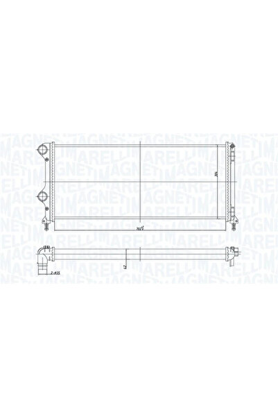 MAGNETI MARELLI Radiator Racire Motor Fiat Doblo Autoutilitara/Limuzina Spati...