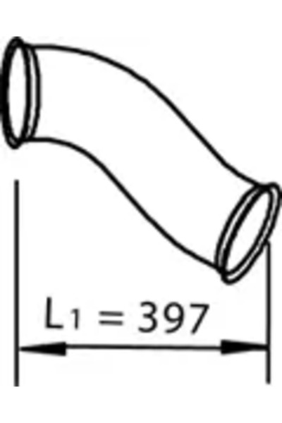 Dinex Racord Evacuare Fata Renault Trucks Kerax/Magnum Volvo Fh/Fm