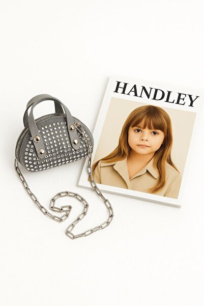 Handley Sparkling Stone Mini Girl's Bag – Stylish Party & Everyday Model with Chain Strap