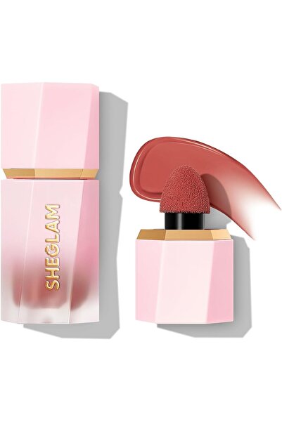 SHEGLAM Color Bloom Liquid Blush Matte Finish - Risky Business