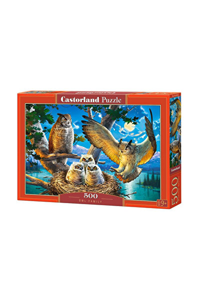 Castorland Puzzle 500 piese Familia Bufnițelor 53322