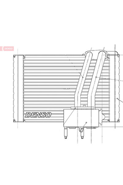 DENSO Evaporator Aer Conditionat Citroen Jumpy 2 Fiat Scudo Bus/Scudo Caroser...