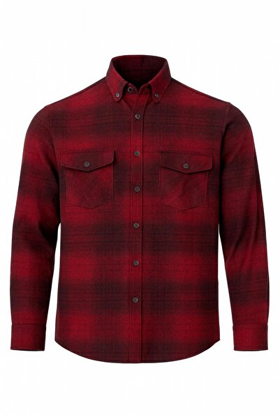 FABİO CASSANİ Erkek Kışlık HAKİKİ Oduncu Gömleği