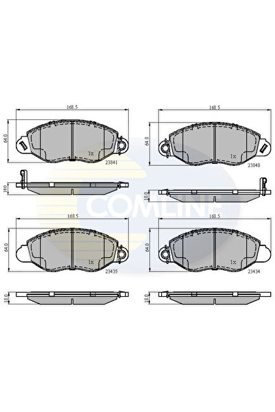 Comline Set Placute Frana Frana Disc Ford Transit Tourneo Bus/Transit Bus/Tra...