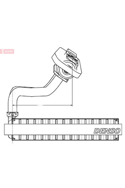 DENSO Evaporator Aer Conditionat Abarth Punto Alfa Romeo Mito