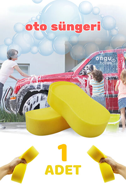 ongu home Oto Yıkama Süngeri Yumuşak Çok Amaçlı Sünger Araç Yıkama Süngeri Ar...