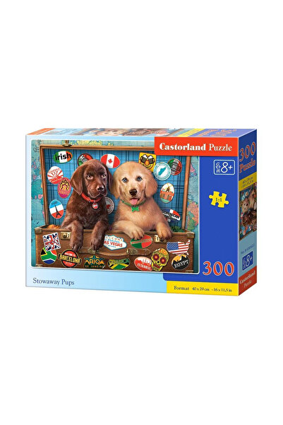 Castorland Puzzle 300 pieces Stowaway Pups 030422