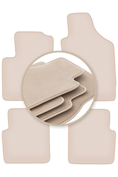 Other Covorașe bej PREMIUM pentru: Fiat 500 cabrio, hatchback 2007-2013