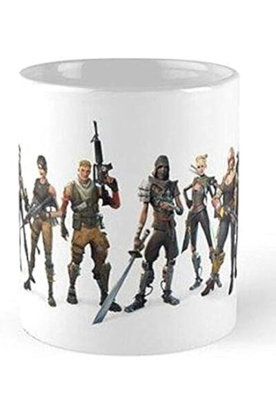 The Bros Fortnite Battle Ceramic Mug White
