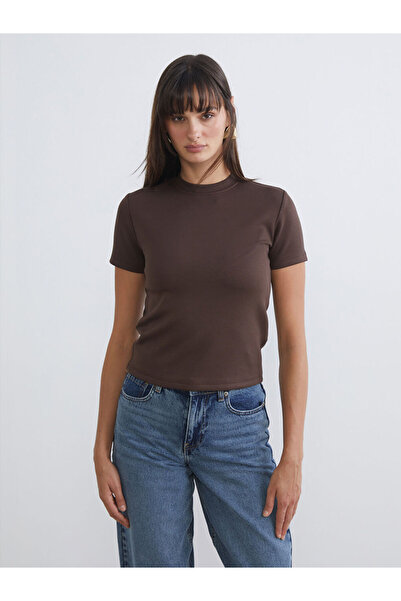 LC Waikiki Sparkling Selections from Shining Store |   Turtleneck Women's T-Shirt